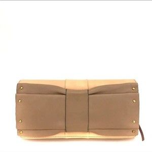 Chloe Ribbon Leather Long Bifold Wallet